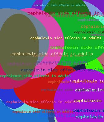 CEPHALEXIN SIDE EFFECTS IN ADULTS